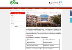 MS Ramaiah Engineering & Management College Bangalore - Ms ramaiah engineering and management college bangalore | admission in ms ramaiah engineering and management college | direct admission in ms ramaiah engineering college M. S. Ramaiah Institute of Management was established in the year 1995 by Gokula Education Foundation (GEF),  duly approved and recognized by All India Council for Technical Education (AICTE). Also known as the Post Graduate (MBA) Center for Management Studies and Research,  the Institute has been training the finest of stude