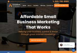 Maverick Web Marketing - Maverick Web Marketing is an Albuquerque-based internet marketing company that helps businesses take advantage of all the opportunities with online marketing to increase business. Many business owners consult with Maverick on their marketing before making marketing decisions. Additionally Maverick offers full fulfillment services you can have done for you marketing executed by our team of experts. Maverick focuses on their customers on 4 main areas for online marketing success.