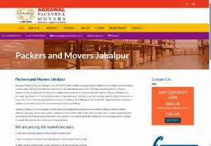 Screenshot of Agrawal Packers & Movers