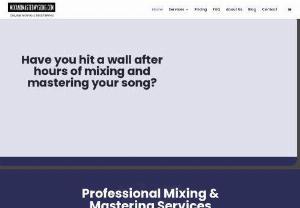Mix and Master My Song - Mix and Master My Song is a online mixing and mastering studio started by award winning engineer Matty Trump.