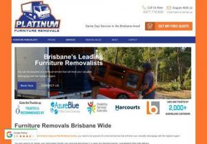 Removalists Brisbane | Platinum Furniture Removals - For Furniture Removalists Brisbane Trusts, look no further than Platinum Furniture Removals. We deliver fast, affordable service with a no damage guarantee!
