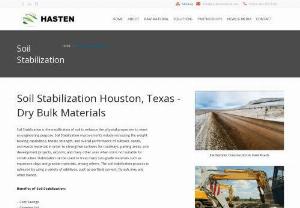 Soil Stabilization Texas - Hasten Chemical Solutions is a locally owned soil stabilization company in Houston,  specialized in chemical,  lime,  cement and bitumen soil stabilization services.