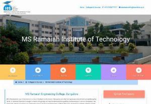 Ramaiah Engineering College Bangalore - Ramaiah Engineering College Bangalore,  Placements,  Fee Structure,  Ranking,  Hostel Facility,  Reviews and Admissions Helpline - 9743277777