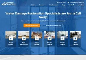 Water damage restoration - 24 Water Removal have highly trained & Professionals for mold detection and removal experts that used advanced equipment and techniques to protect your