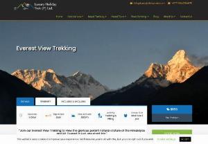 Everest View Trekking | Everest view Short Trek | Everest Panorama Trek - Our Everest View Trekking helps you get closer to Mt. Everest and gives you a view worth remembering your lifetime in just a short period of time.