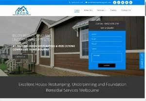 Screenshot of Mr Reblocking Melbourne: House Reblocking Services