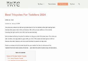 Best Toddler Tricycle Reviews And Reccomendations - Don't know what tricycle to get for your child? We're here to provide you with reviews and recommendations on your various options