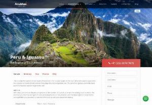 Peru Holidays Tour Packages from India - Book Customised South America Peru Vacation Tours from India with Anubhav: Get the best deal on Peru Adventure Holiday Tours.
