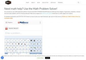 Now Math Become Easy with Math Problem Solver Software - Are you stuck on your math homework problems? Now coursenvy brings math problem solver software for you. It will help you in solving Algebra,  Trigonometry,  Geometry,  Calculus and more math step by step in easy lessons.
