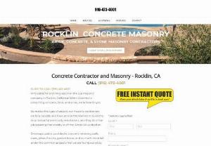 Masonry Rocklin - Masonry contractor in Rocklin,  California. We construct fireplaces,  stone walkways,  patios,  and other types of masonry including building brick walls and more. Call (916) 473-4001 to get a free quote.