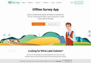 GoSurvey - Offline Survey App - GoSurvey is an Online and Offline Survey app and Data Collection tool that is perfect for field research,  customer feedback,  Guest Feedback,  trade show lead capture and audits for both android and ios.