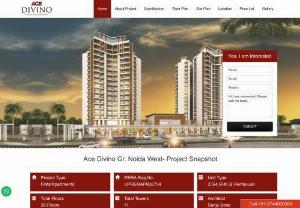 ACE Divino - ACE Divino presents 2/3 BHK luxury apartments with modern amenities at affordable price by ACE Group in Noida Extension