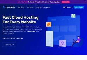 VernalWeb | Website Hosting Crafted with Excellence - VernalWeb offers reliable & affordable website hosting plans with latest technology. 30 Days Money-back Guarantee, 99.9% uptime and 24X7 premium support.