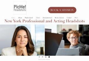 PicMe! Headshots - Actor,  Business and Social Media Headshots NYC,  Portrait Photography NYC