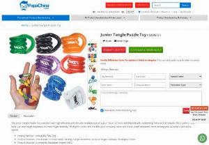 Junior Tangle Puzzle Toy - The Junior Tangle Puzzle Toy a product with high efficiency and also an incredible size of 2.25 x 1.62 x 1.37 inch,  well blessed with outstanding features that includes fits in palm of your hand,  can play tangle anywhere,  increase finger dexterity,  90-degree curves which makes your company name and brand,  a well renowned name among your customers and in the market