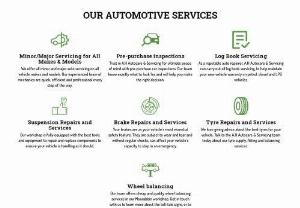 A.H. Autocare & Servicing Your Local Best Mechanic Shop - We pride ourselves in ensuring customer satisfaction is continually met! Specialising in all areas of mechanical work. Call Us at: 9939 8927