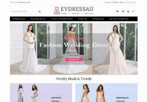 Wedding Dresses,  Bridesmaid Dresses,  Formal Dresses Online Australia-EvWeddingau Australia - Evdressau is one of the most trustworthy and well-known online retailers very happy to offer a variety of design dresses for the purpose of special occasions. It is one of many highly acclaimed online dress shop sell recent and fashioned dresses like wedding for bridesmaid and other various kinds of dresses at retail and wholesale price.