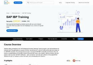 SAP IBP Training Online with Live Projects and Job Assistance - TekSlate provide online SAP IBP training with live project and they provide 10 years in experience faculty with 100% job assistance
