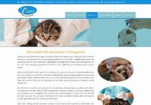 Pet Vaccinations in Bangalore | Veterinary Doctor in Bangalore - V Care Pet Poly Clinic is one among the Best and Recognized Pet Clinic in Bangalore for Pet Vaccination for your Pets in a regular time period and nearby you.