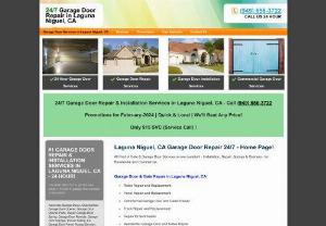 Laguna Niguel, CA 24/7 Garage Door Repair ⭐⭐⭐⭐⭐ | June-2022 Promotions - 24/7 Garage Door Repair and Installation Services in Laguna Niguel, CA - Only $15 SVC | Promotions for June-2022 - Call (949) 656-3722