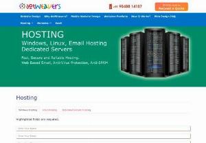 Web Hosting Hyderabad,  Domain Registration India,  Hyderabad Web Hosting - Dotweavers Provides Windows Hosting,  Linux Hosting and Email Hosting with Dedicated Servers for Web Hosting Hyderabad With Best Team Support with 24/7 Support.