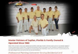 Painter in Jupiter, FL | Master Painters | Residential & Commercial - Local painting services for Jupiter, FL and the surrounding areas. Exterior & Interior Home Painting as well as Wallpaper Removal, Popcorn Ceiling Removal