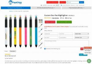 Custom Duo Pen Highlighter - Wholesaler for Custom Duo Pen Highlighter,  Promotional Duo Pen Highlighter and Personalized Pen Highlighter at China Manufacturer and Supplier from PapaChina