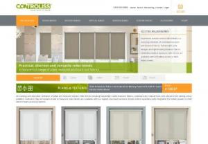 Made to Measure Electric & Remote Control Roller Blinds UK - Electric Roller Blinds,  Battery & Remote Control Roller Blinds by Controliss in UK. Get Made to Measure Roller Blinds with home automation options online.