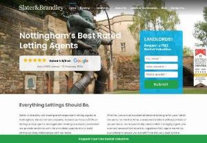 Top Rated Letting Agents in Nottingham - Slater & Brandley are Nottingham's Top Rated Letting Agents. Our focus is only on lettings which help us provide top notch services to landlords and tenants. Our services ranges from house lettings,  house share,  HMO landlords,  property repair maintenance.