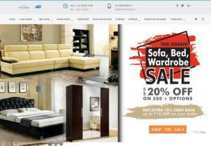 7StarDesign Online Furniture Store - 7StarDesign is Kolkata's No. 1 online furniture store where you can find modern designed home dcor products and furniture for your dream room. Avail discounts,  free shipping,  EMI facilities and Zero Down Payment mode.