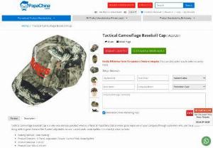 Tactical Camouflage Baseball Cap - Wholesaler for Tactical Camouflage Baseball Cap,  Custom Cheap Tactical Camouflage Baseball Cap and Promotional Tactical Camouflage Baseball Cap at China factory Manufacturer and Wholesale Supplier from PapaChina