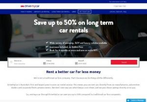 Long Term Car Rental - Get your long term luxury car rental for cheap when you rent from one of Australia's best hire companies and services in Melbourne,  Sydney and Brisbane,  peer to peer rentals DriveMyCar. Pay cheap monthly car hire services and start driving for Uber in Melbourne,  Sydney or Brisbane today.