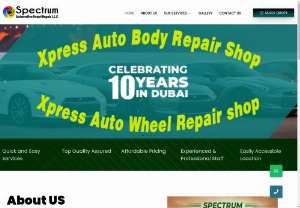 Auto Car Paint,  Dent Repair Dubai | Spectrum Automotive Smart Repair - Are you searching for an Automotive repair service in Dubai? We are offering you best car repairing,  maintenance service in Dubai. Our experienced team will take care of your vehicle and will completely modify and repair. We are using latest technologies for all the types of repairing like alloy wheel,  paintless dent remover,  rim repair,  headlight repair,  windshield repair,  leather repair,  car interior repair.