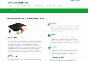 SAP Training Institute in Delhi - Best sap training institute in Delhi Noida GZB NCR. Also provide sap certification and online classes,  courses like sap hana,  sap fico,  sap sd,  sap mm and many more.