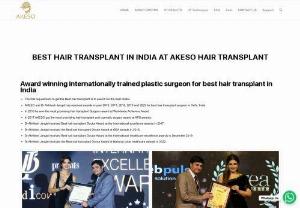 Best Hair Transplant in Delhi - Akeso Clinic is awarded for Best Hair Transplant Clinic in Delhi and our all customers are fully satisfied. We will always follow up after their treatment and once they will get the result than we will get the feedback from there and share in social media.