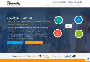 Envertis: Best low cost Odoo ERP Software Providers in India - We are one of the leading ERP software providers in India offering industry-specific best Odoo ERP software for small business in an affordable price.