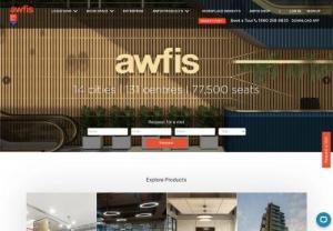 Awfis - Awfis has become an integral part of developing an innovative ecosystem for entrepreneur. With five thousands seats spread across seven cities and nineteen centres,  we are the largest co-working space provider in India