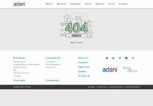Screenshot of Adani Enterprises Limited - Flagship Company of Adani Group