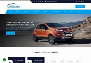Self drive cars in coimbatore - Comfort Carz provide self driving car services in Coimbatore. Our car rental service is regularly for individual or organisations. We are a recently propelled organization in Coimbatore with assortment of new model self driving cars service. We are putting forth self driving cars in Coimbatore to feel the comfort of driving to our customers.