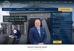 Law Office of Thomas E Pyles - Personal Injury Lawyer Waldorf,  Maryland - Thomas E. Pyles is an accomplished personal injury and criminal defense trial attorney with over 25 years of legal experience. He has a tremendous background in personal injury and criminal defense cases. He has tried over 200 jury trials and over 1000 bench trials. In 2010,  Mr. Pyles decided to open his own firm that primarily focused on personal injury and criminal defense cases.