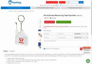 Funny House Measuring Tape Keychain - Wholesaler for Funny House Measuring Tape Keychain,  Custom Cheap Funny House Measuring Tape Keychain and Promotional Funny House Measuring Tape Keychain at China factory Manufacturer and Wholesale Supplier from PapaChina