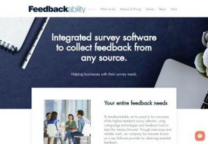 Feedbackability Ltd - Creating customer or employee surveys,  increasing customer satisfaction or employee engagement.
