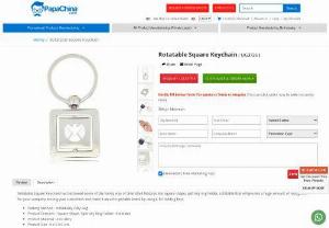 Rotatable Square Keychain - Wholesaler for Rotatable Square Keychain,  Custom Cheap Rotatable Square Keychain and Promotional Rotatable Square Keychain at China factory Manufacturer and Wholesale Supplier from PapaChina