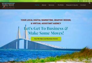 Baby Bird Design LLC - We serve the Tampa Bay area and beyond by providing stellar websites,  branding,  social media management,  lead generation and more. We have a passion to work with small businesses,  nonprofits,  community initiatives,  churches,  and other organizations.