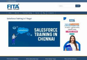 Salesforce Training institutes in Chennai - Learn Salesforce Training in Chennai from basic level till advanced level from the experienced guys. FITA Training is fully focused to get placed in top MNC. The trainer will teach our students in live projects so that they can gain industrial experience. All the advanced techniques in Salesforce CRM will help you to manage thousands of customers effectively. Training in T Nagar is the best choice to learn all the IT subjects with the MNC experts who has minimum 5 + years of experience.