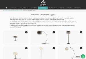 Lights | Home Accessories | Crezza Designs - A wide range of light accessories to help you install standby equipment in an efficient and good-looking manner.