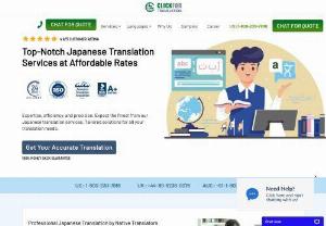 Japanese to English translation services - Click for Translation provides certified Japanese Translation services. We provide services at the most competitive rates in the industry. Your marketing,  legal,  business documents and more are translated to Japanese with highest accuracy.
