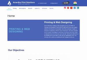 Anandha Print Solutions - We are printing company providing versatile printing solutions to corporate right from scratch to everything
