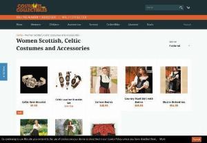 Scottish costumes for women - Scottish and Celtic history is among the most revered in the world. At Costumes and Collectibles (C&C),  we do our best to honor the legacy of these proud people. Our selection of Scottish costumes for women is stunning and perfect for several uses. Ladies who wear them to a medieval or Highland fair are certain to turn heads and elicit gasps of admiration.