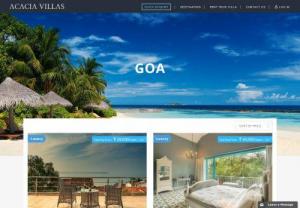 Luxury Villas in North Goa for Rent| The Acacia Villas - Rent luxury villas in Goa for rent. Our villas in Goa offer unique places for small and large families. Book your vacation with us now.